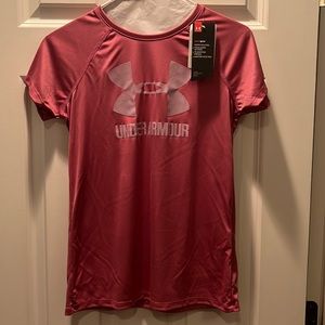 Girl’s NWT Pink Heat Gear Tee Size L